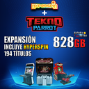 EXPANSIÓN  TEKNOPARROT 828GB | INCLUYE  HYPERSPIN