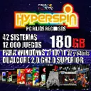 SISTEMA ARCADE HYPERSPIN 180GB PARA PC BAJOS RECURSOS