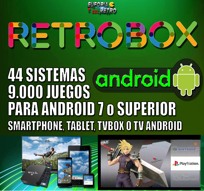 SISTEMA ARCADE RETROBOX PARA ANDROID