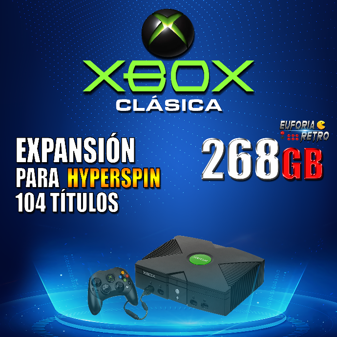 EXPANSIÓN XBOX 268GB | PARA INTEGRAR A HYPERSPIN