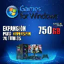 EXPANSIÓN PC GAMES 750GB | PARA INTEGRAR A HYPERSPIN