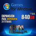 EXPANSIÓN PC GAMES 840GB | PARA AGREGAR A HYPERSPIN