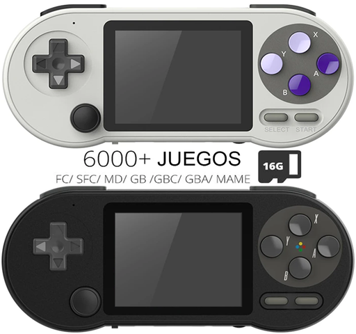 CONSOLA RETRO PORTATIL 6000 JUEGOS CLÁSICOS