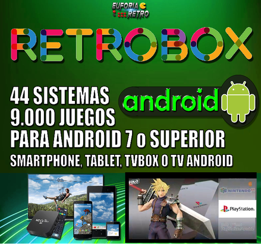 SISTEMA ARCADE RETROBOX PARA ANDROID