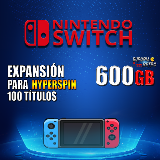 EXPANSIÓN SWITCH 600GB | PARA AGREGAR A HYPERSPIN